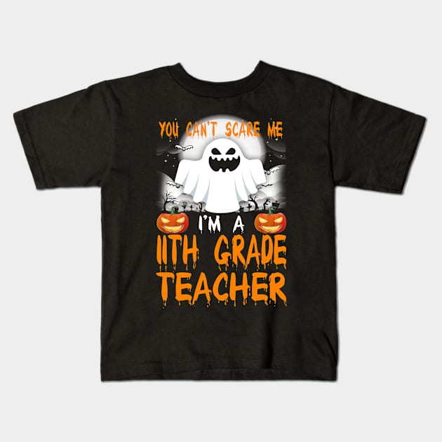 I'm a 11th Grade Teacher Halloween Kids T-Shirt by danieldamssm
